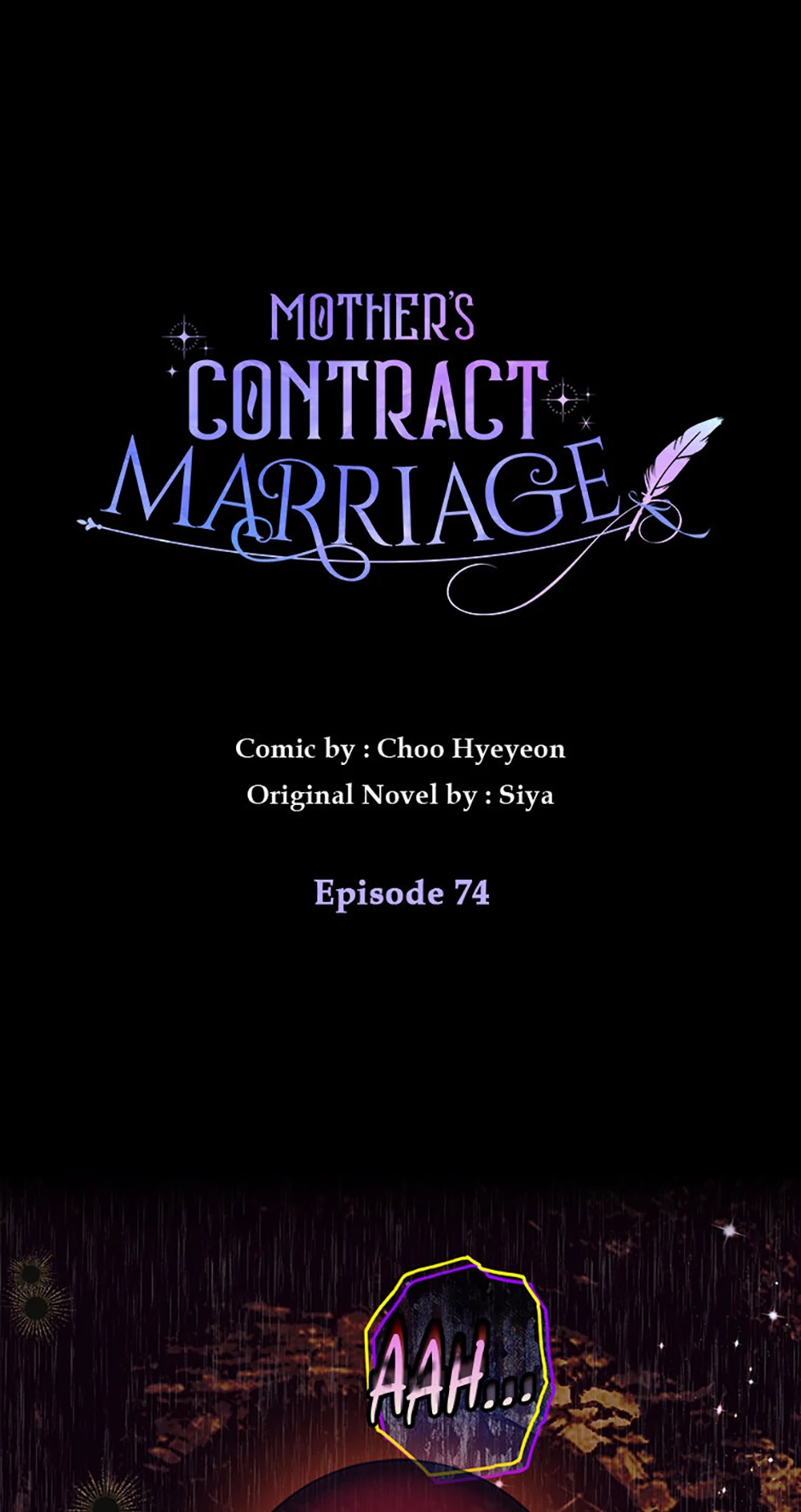 Mother&#39;s Contract Marriage-Chapter 74